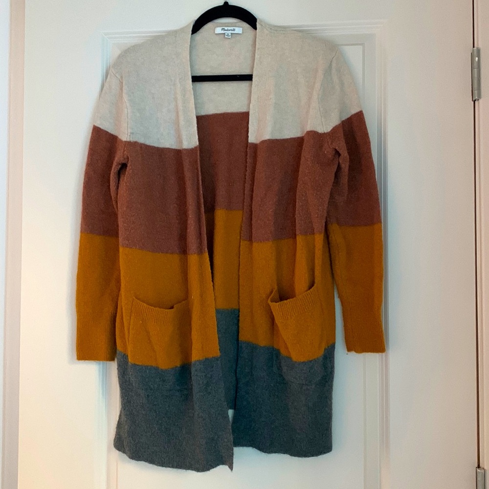 Madewell Colorblock Cardigan